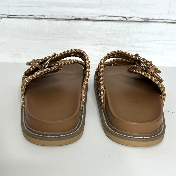 Joie Weaver Slide Sandals Brown Shoe Size 9.5 - Picture 6 of 8